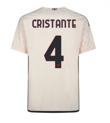 AS Roma Bryan Cristante #4 Udebanetrøje 2023-24 Kort ærmer